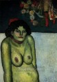 Mujer desnuda sentada 1899 Pablo Picasso